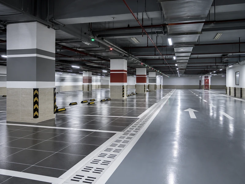 Плиточные работы для паркингов — Москва